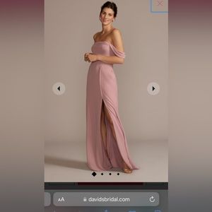 David’s Bridal Bridesmaid dress
